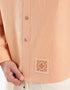 Linen shirt with front pocket